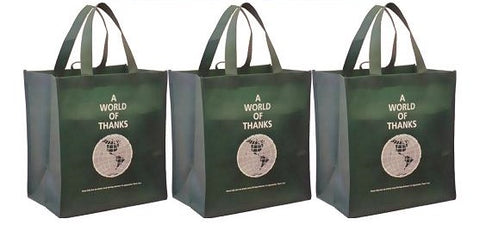 CYMA Reusable Grocery Totes, World of Thanks