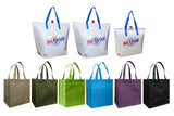 CYMA 3 Insulated Tote Bags, White + 6 Reusable Grocery Totes Bag Set