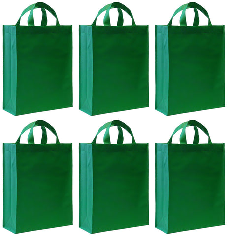 Gift Bags (6), Green [Large]