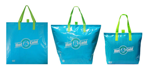 CYMA Insulated Tote Bags - Insulated Tote Bag, Variety, Aqua 3 Bag Set