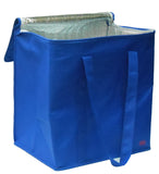 CYMA Large Insulated Zippered Tote Bag, Inside View- Royal Blue