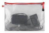 CYMA Organization Storage Pouch - PVC Zippered Envelope Organization Storage Pouch Bags, Medium