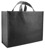 CYMA Reusable Gift Bags - Reusable Gift Bags, Large-  6 Bag Set- Black