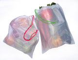 CYMA Reusable Produce Bags - Reusable Mesh Produce Bags- 6 Bag Set