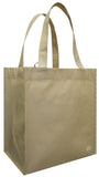 CYMA Reusable Tote Bags - Reusable Grocery Totes, Solid Color- 6 Bag Set- Latte